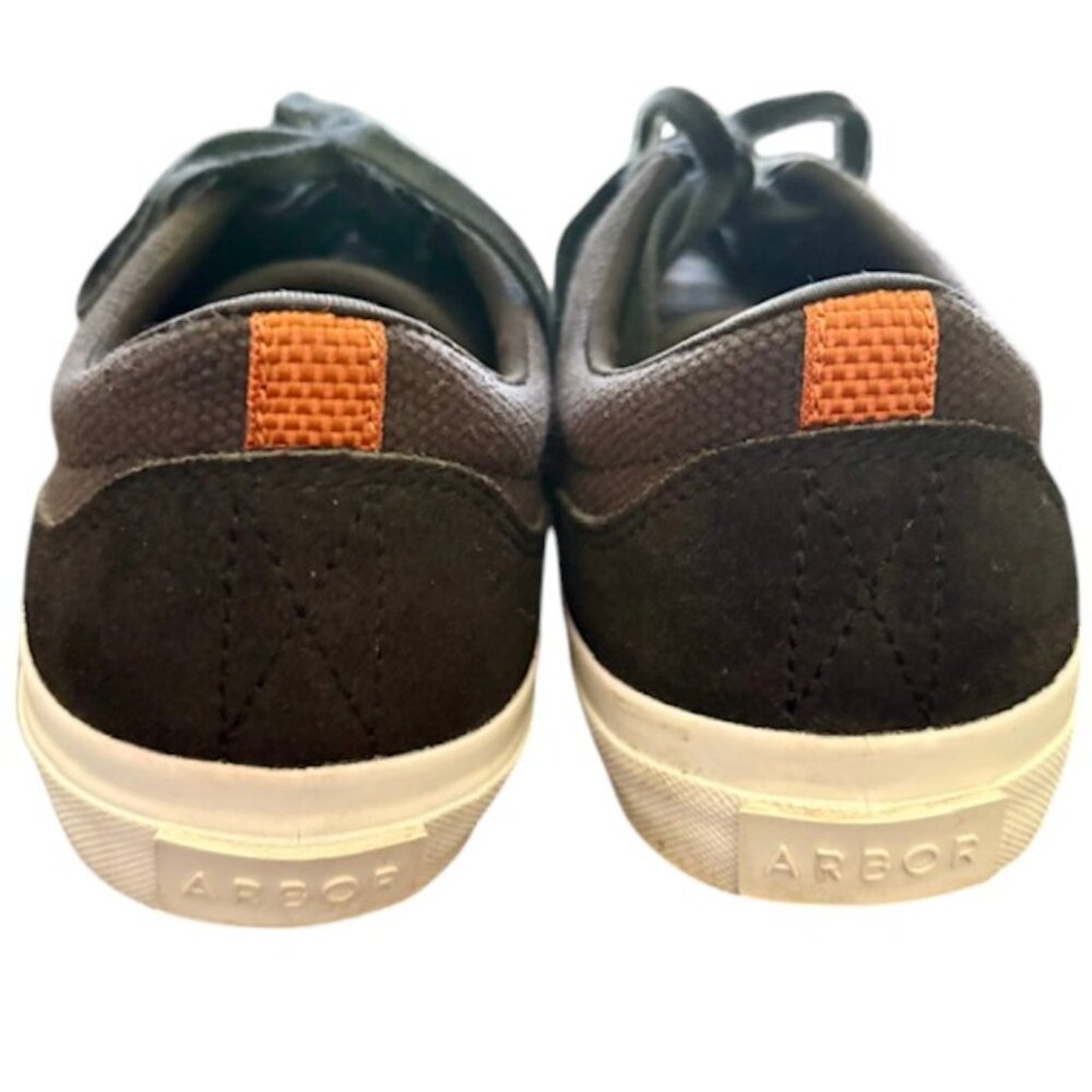Arbor Collective Legacy Canvas/Suede Low Sneakers - Black - 8 - Picture 4 of 9